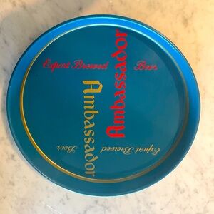 Vintage Beer Serving Tray 1950's